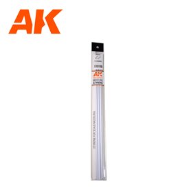 AK Interactive U Channel 6.0 width x 350mm - STYRENE ST