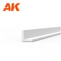 AK Interactive 6559 STYRENE ANGLE 1.50mm x 1.50mm x 350mm - 4szt.