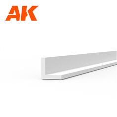 AK Interactive Angle 1.50 x 1.50 x 350mm - STYRENE STRI