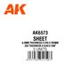 AK Interactive 6573 STYRENE SHEET SET 0.3mm x 245mm x 195mm - 3szt.