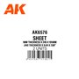 AK Interactive 1mmthickness x 245 x 195mm - STYRENE SHE