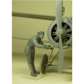 Copper State Models 1:32 RFC AIR MECHANIC CHECKING AEROPLANE WWI FIGURES