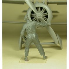 Copper State Models 1:32 RFC AIR MECHANIC SPINNING THE PROPELLER WWI FIGURES 