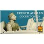 Copper State Models F32-045 French Airman Cockpit Check WWI Figures