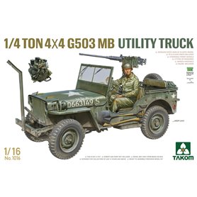Takom 1016 1/4 Ton 4x4 G503 MB Utility Truck