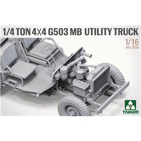 Takom 1016 1/4 Ton 4x4 G503 MB Utility Truck