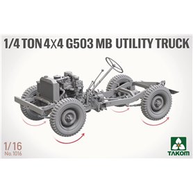 Takom 1016 1/4 Ton 4x4 G503 MB Utility Truck
