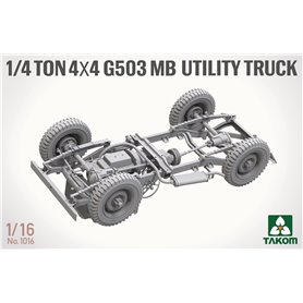 Takom 1016 1/4 Ton 4x4 G503 MB Utility Truck