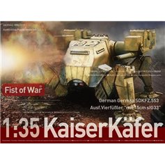 Modelcollect FIST OF WAR 1:35 Sd.Kfz.553 Ausf.Vierfussler mit 15cm sIG.33 