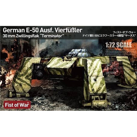 Modelcollect UA72349 German E-50 Ausf. Vierfüßler 30 mm Zwillingsflak "Terminator"