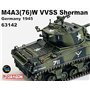 Dragon Armor 63142 M4A3(76)W VVSS Sherman Germany 1945