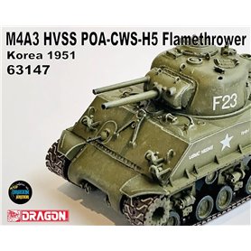 Dragon ARMOR 1:72 M4A3 HVSS POA-CWS-H5 Flamethrower - KOREA 1951