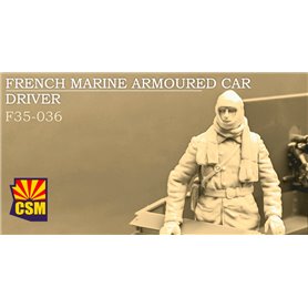 Copper State Models F35-036 French Marine Armoured Car Driver
