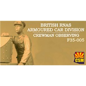 Copper State Models 1:35 BRITISH RNAS ARMOURED CAR DIVISION CREWMAN OBSERVING