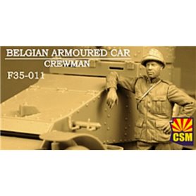 Copper State Models F35-011 Belgian Armoured Car Crewman