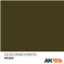AK Interactive REAL COLORS RC023 Olive Drab Nr.9 - Nr.22 - 10ml