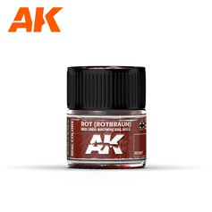 AK Interactive REAL COLORS RC067 Rot / Rotbraun - Red Brown - RAL 8012 - 10ml