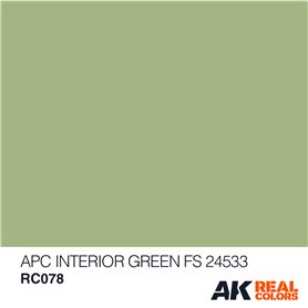 AK Interactive REAL COLORS RC078 APC Interior Green - FS24533 - 10ml