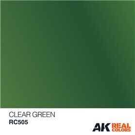 AK Interactive REAL COLORS RC505 Clear Green - 10ml