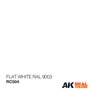 AK Interactive REAL COLORS RC004 Flat White - 10ml