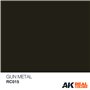 AK Interactive REAL COLORS RC015 Gun Metal - 10ml