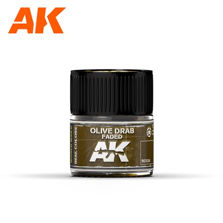 AK Interactive REAL COLORS RC024 Olive Drab Faded - 10ml
