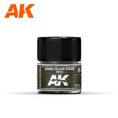AK Interactive REAL COLORS RC025 Dark Olive Drab - Nr.31 - 10ml