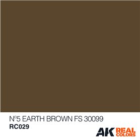 AK Interactive REAL COLORS RC029 Nr.5 Earth Brown - FS 30099 - 10ml