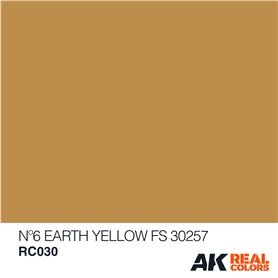 AK Interactive REAL COLORS RC030 Nr.6 Earth Yellow - FS 30257 - 10ml