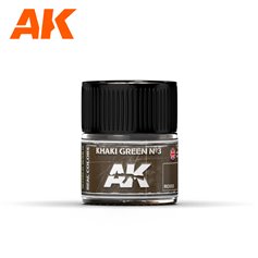 AK Interactive REAL COLORS RC033 Khaki Green - Nr.3 - 10ml