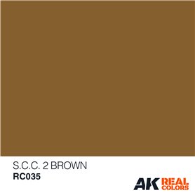 AK Interactive REAL COLORS RC035 S.C.C. 2 Brown - 10ml