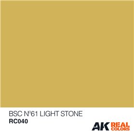 AK Interactive REAL COLORS RC040 BSC Nr.61 Light Stone - 10ml