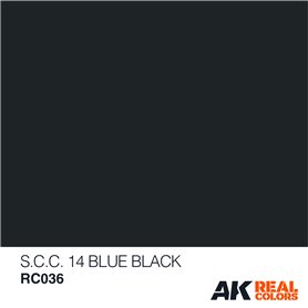 AK Interactive REAL COLORS RC036 S.C.C. 14 Blue Black - 10ml