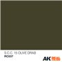 AK Interactive REAL COLORS RC037 S.C.C. 15 Olive Drab - 10ml