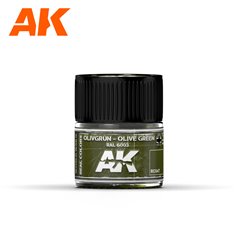 AK Interactive REAL COLORS RC047 Olivgrun-Olive Green - RAL 6003 - 10ml