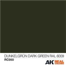 AK Interactive REAL COLORS RC050 Dunkelgrun-Dark Green - RAL 6009 - 10ml