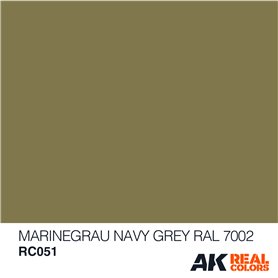 AK Interactive REAL COLORS RC051 Marinegrau-Navy Grey - RAL 7002 - 10ml