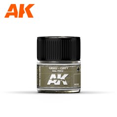 AK Interactive REAL COLORS RC052 Grau-Grey - RAL7003 - RLM02 - 10ml