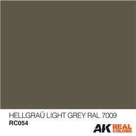 AK Interactive REAL COLORS RC054 Hellgrau-Light Grey - RAL7009 - Interior Color - 10ml