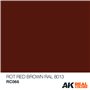 AK Interactive REAL COLORS RC066 Rot / Rotbraun - Red Brown - RAL 8013 - 10ml