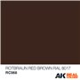 AK Interactive REAL COLORS RC068 Rotbraun - Red Brown - RAL 8017 - 10ml