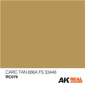 AK Interactive REAL COLORS RC079 Carc Tan 686A - 10ml