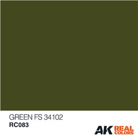 AK Interactive REAL COLORS RC083 Green - FS 34102 - 10ml