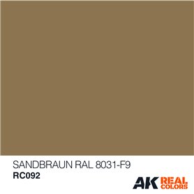 AK Interactive REAL COLORS RC092 Sandbraun - RAL 8031-F9 - 10ml