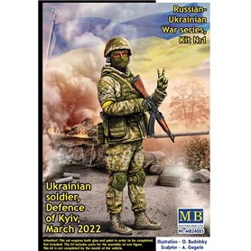 MB 24085 Russian-Ukrainian War Series,  Kit nr 1 Ukrainian Soldier, Defence of Kyiv, March 2022