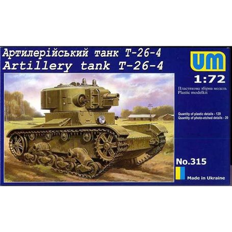 UMMT 315 Artillery Tank T-26-4