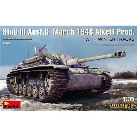 Mini Art 35367 StuG III Ausf. G March 1943 Alkett Prod. With Winter Tracks