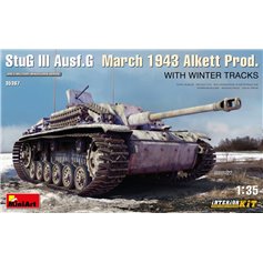 Mini Art 1:35 Sturmgeschutz StuG.III Ausf.G - MARCH 1943 ALKETT PRODUCTION - WINTER TRACKS - INTERIOR KIT