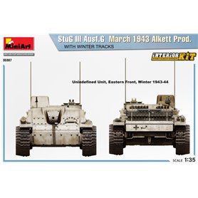 Mini Art 1:35 Sturmgescut StuG.III Ausf.G - MARCH 1943 ALKETT PRODUCTION - WINTER TRACKS - INTERIOR KIT