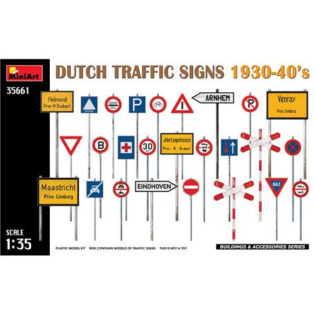 Mini Art 35661 Dutch Traffic Signs 1930-40's